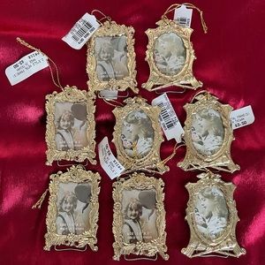 Holiday miniature frame ornaments